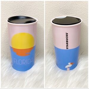 Starbucks Double Insulated Mug Florida Sunset Rare